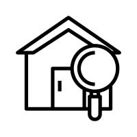 Roof inspection icon